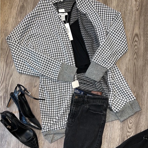 SHEIN 🥳 2/$15 OR 3/$20 🥳 Plaid Long Sweater Cardi - Picture 8 of 8